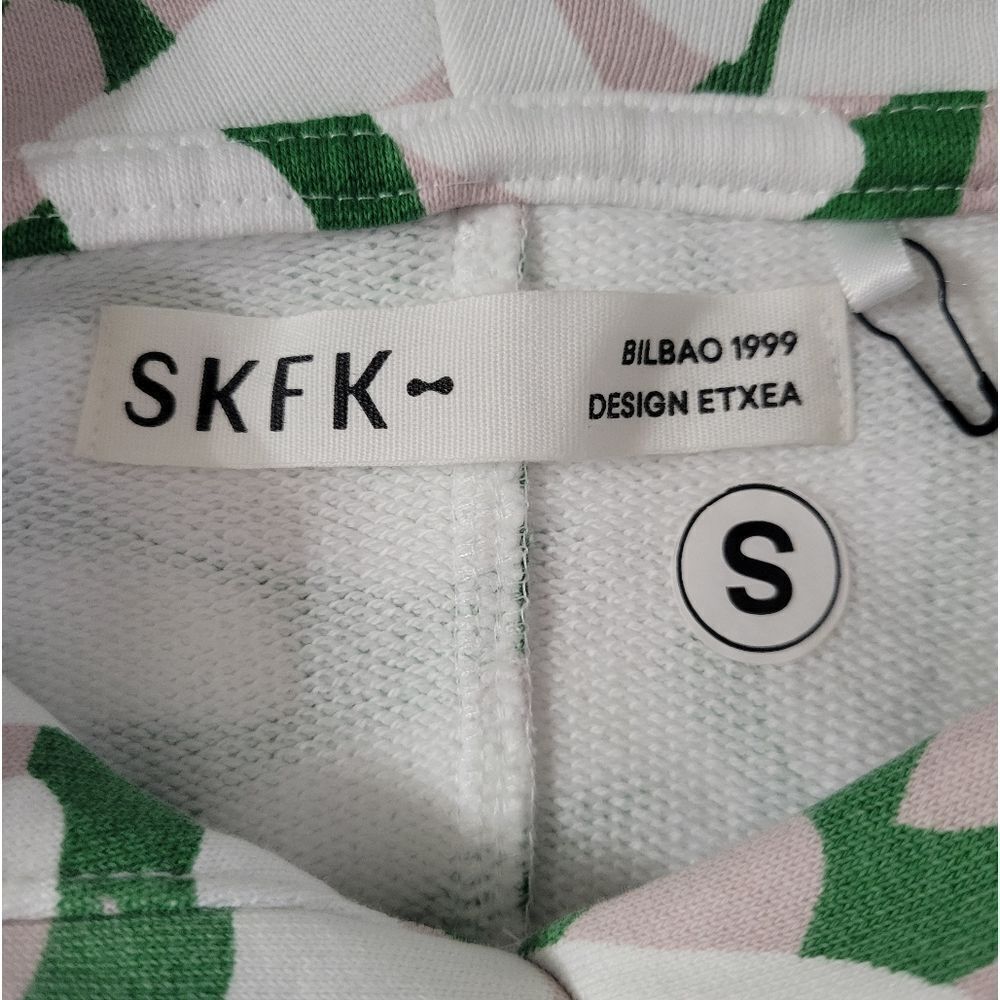 SKFK Skunkfunk Adi Big Petals Pink Green Hoodie - Picture 6 of 16